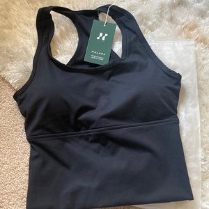 Brand new black, size M sports bra